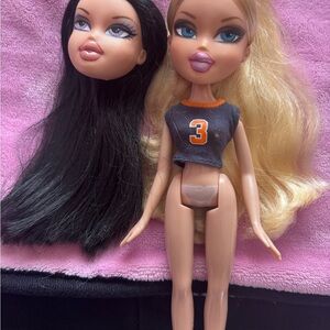 BRATZ DESIGNED BY CLOE AND FOREVER DIAMONDZ SHERIDAN (head)